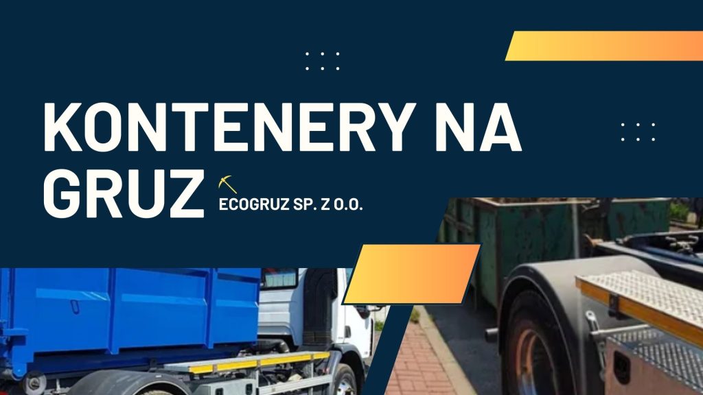 grafika zachecajaca do wywózu gruzu Gdynia kontenery