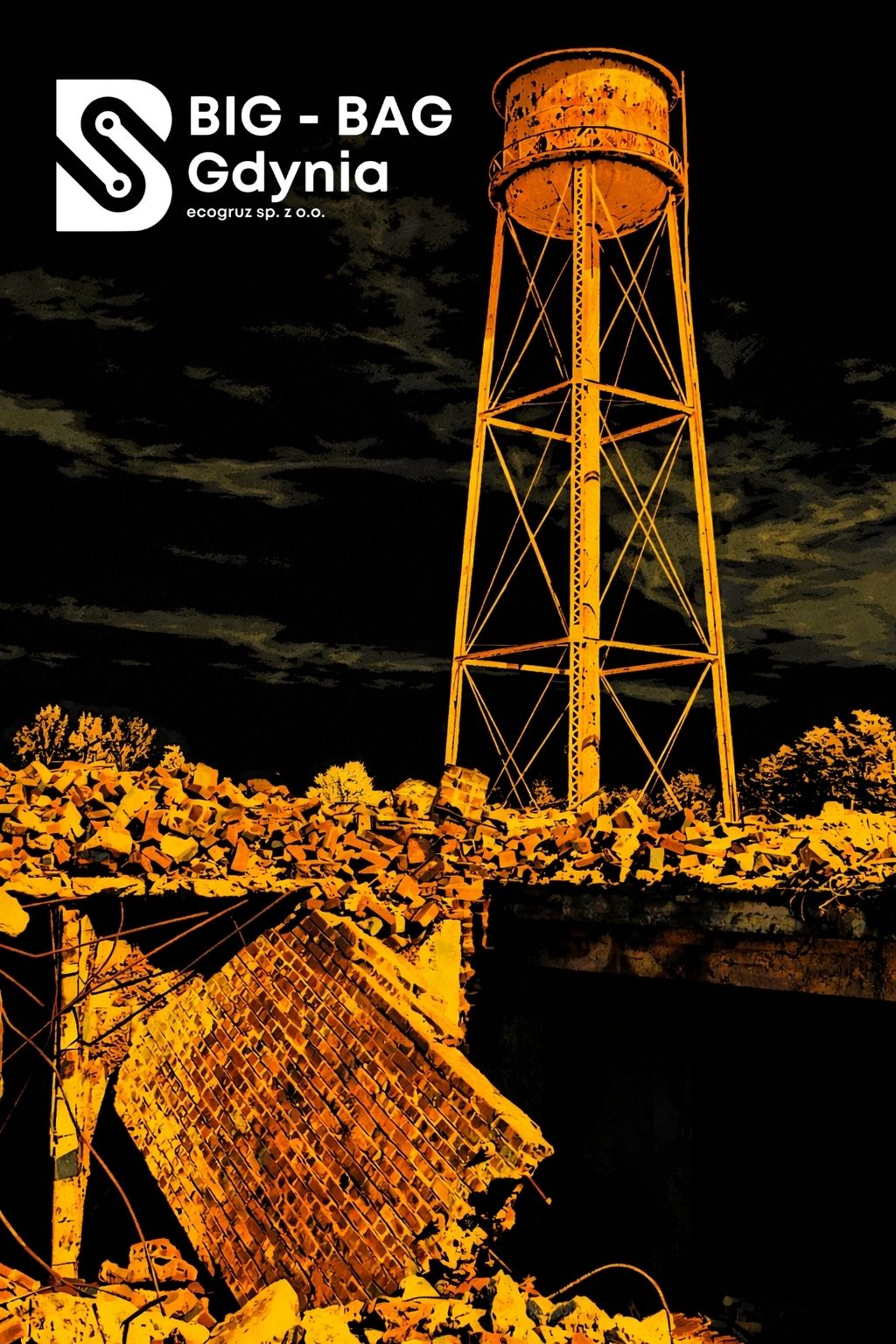 obraz z logiem firmy wywoz gruzu gdynia